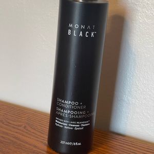 Monat Black Shampoo & Conditioner infused with Rejuveniqe